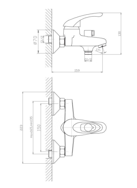Смеситель для биде КЛЕВЕР Nega NG 45 однорычажн. хром — купить смеситель для биде в Кургане, цены в интернет-магазине «АкваТехника»