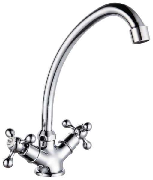 Смеситель для кухни GROSS AQUA Yota 3088039С - В03,  врезной, однорычажн. хром