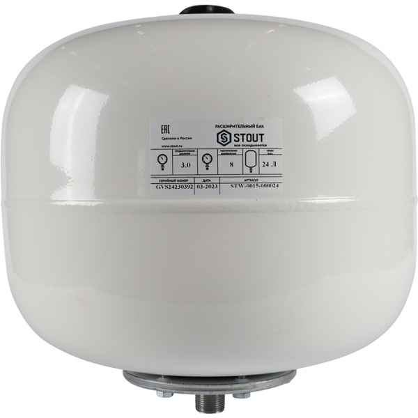 Гидроаккумулятор для ГВС STOUT STW-0015-000024 24л вертикальный пристенный 