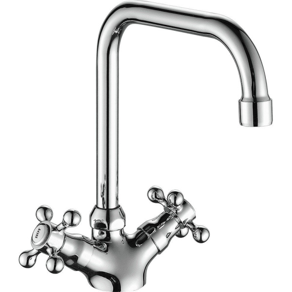 Смеситель для кухни FASHUN  А4019   двухвентильный, хром 