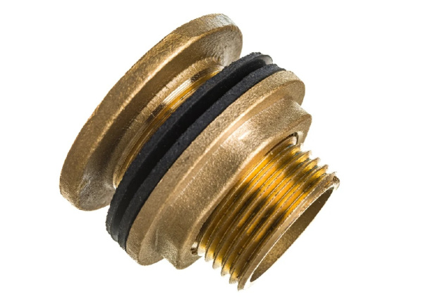 Штуцер сливной для баков 1" лат 