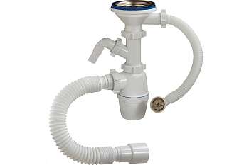 Сифон для раковины ОРИО А-5011 3 1/2"х40 одинарный перелив