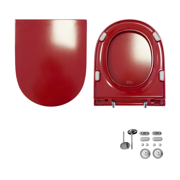 Унитаз компакт SANITA LUXE Best Color Red SL DM  белый  — купить унитаз в Кургане, цены в интернет-магазине «АкваТехника»