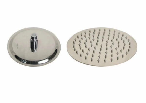 Душ  тропический 200 мм круглый нерж сталь (ERLIT) — купить смеситель для душа в Кургане, цены в интернет-магазине «АкваТехника»