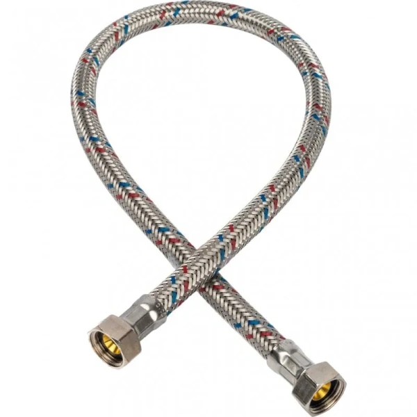 Подводка гибкая для воды GIGANT 1/2 150см вн/вн ELKA   гайка латунь