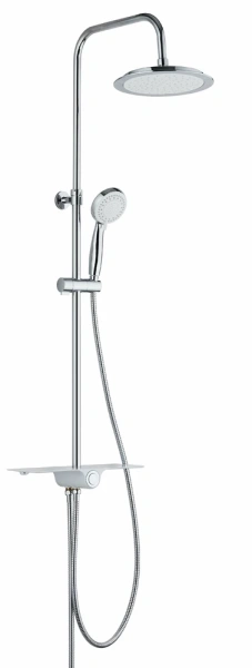 Душевая система Esko ST1010shelf Хром Белый