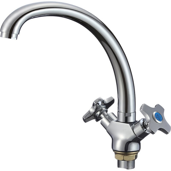 Смеситель для кухни РМС  SL115-273F  врезной, двухрычажный хром