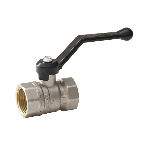 Кран шаровой латунь LD  Pride  3/4", рычаг чёрный вн/вн  