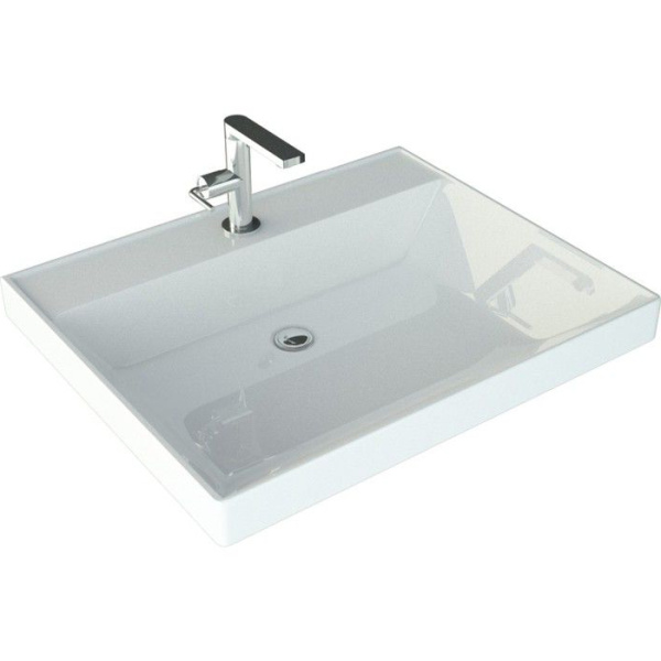 Умывальник "Corolina" 60*60 ш*г  над стиральной машиной без перелива, с кронштейнами (Andrea)