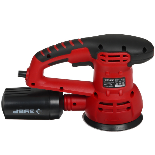 Орбитально-шлифовальная машина, ЗУБР 30ШМ-450-125, 125 мм, 5000-13000 об/мин, эксцентр, ход, 450 Вт — купить в Кургане, цены в интернет-магазине «АкваТехника»