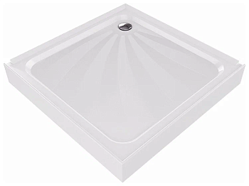 Поддон душевой акриловый Alex Baitler форма квадратная 90х90х17 в сборе AB9017H-2