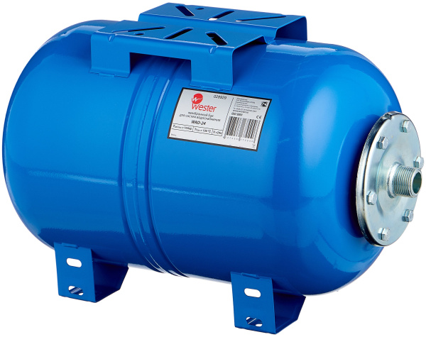 Гидроаккумулятор для водоснабжения WESTER WAO 24л горизонтальный 