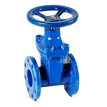 Задвижка чугун. CI 30Ч39Р Ду 150 Ру16 с обрезиненным клином