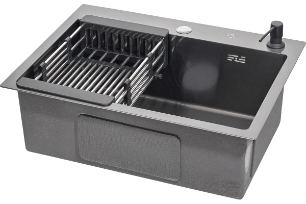 Мойка кухонная врезная MR-5843 Набор 3 в 1 РМС (кух. мойка+корзина разд. + дозатор врезной) — купить кухонную мойку в Кургане, цены в интернет-магазине «АкваТехника»