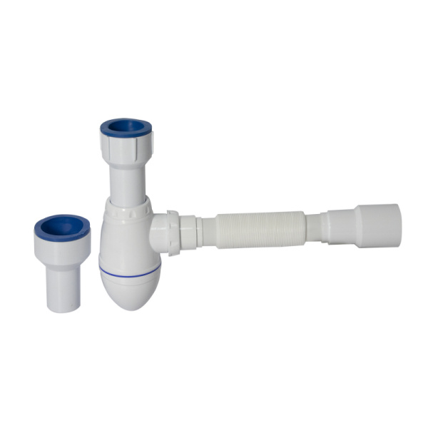 Сифон UNICORN для писсуара K227 с двумя выпусками 40и50 с выходом на 40 и гофра 40*40/50 