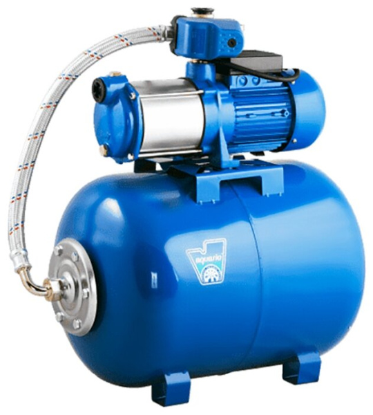 Станция насосная AQUARIO AUTO АМН-125-6Р 900Вт, 100л/м, 55м, нерж. сталь, 50л, сталь