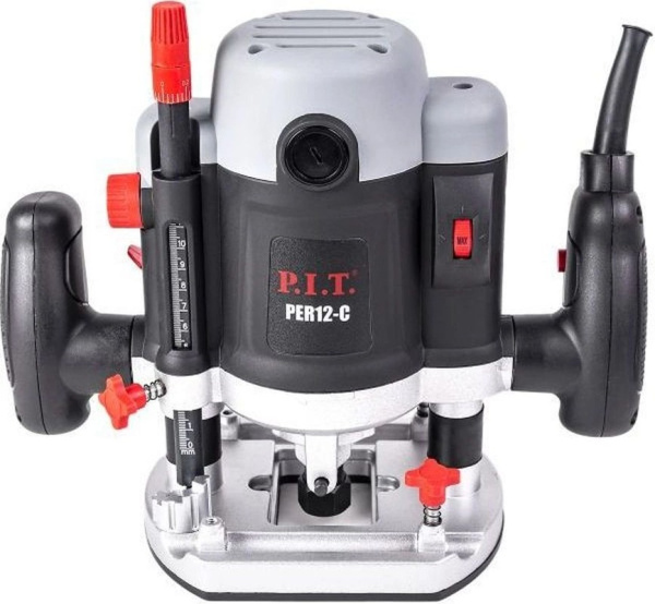 Фрезер электрический P.I.T. PER 12-C МАСТЕР (2100Вт, 6000-22000об.мин, цанга 8, 12мм, пл. пуск)