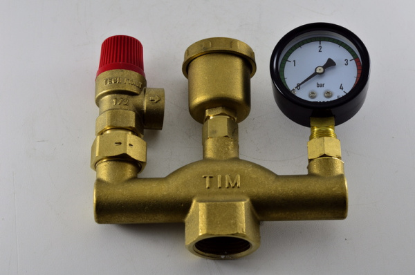 Группа безопасности для котла КЛАССИК, TIMJH1025-3, 3 bar