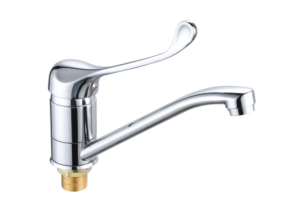 Смеситель для умывальника РМС  Л1-004Г-15(R8)  врезной, хирург/логтевой хром