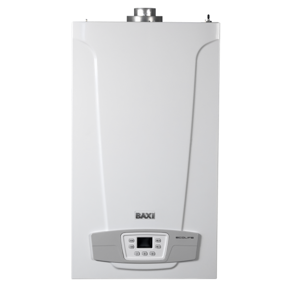 Котел газовый настенный BAXI ECO Life 1.24F 24кВт,  одноконтурный, закрытая камера сгорания, 