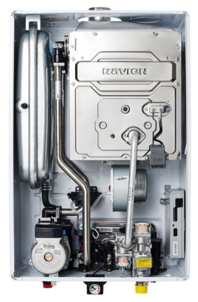 Котел газовый настенный NAVIEN DELUXE-С COAXIAL-24К, 24кВт,  двухконтурный, закрытая камера сгорания — купить котлы отопления в Кургане, цены в интернет-магазине «АкваТехника»