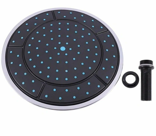 Тропический душ 250 мм пластик стандарт+диффузор с гайкой ERLIT — купить сантехнику в Кургане, цены в интернет-магазине «АкваТехника»