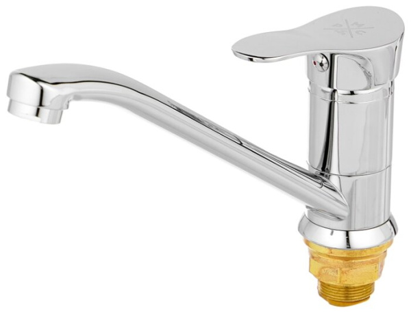 Смеситель для кухни РМС  SL86-004FBS-25,  врезной, однорычажн. хром