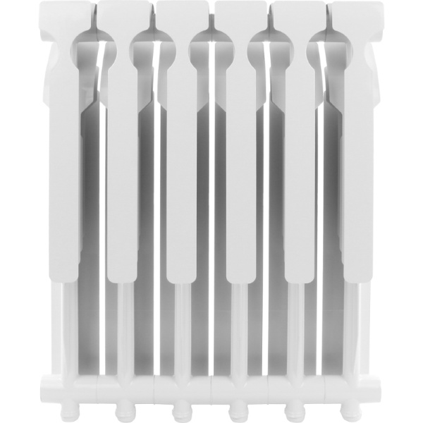 Радиатор Алюминиевый ROMMER  Plus 6 секций, 500мм/96мм, 145Вт, белый — купить в Кургане, цены в интернет-магазине «АкваТехника»