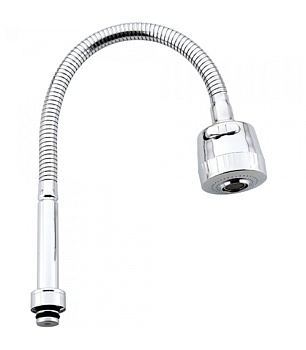 Гусак д/кухни гибкий 48см, 2-х режимн аэратором FRAP F7310 