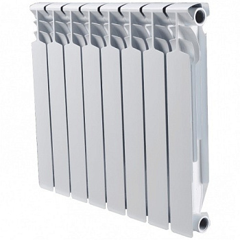 Радиатор Алюминиевый Faliano  12 секций, 500мм/80мм, 120Вт, белый