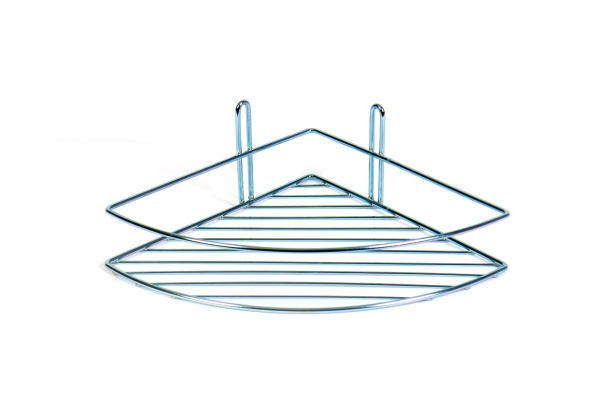 Полка угловая Proffero 1 ярус овал классик хром П23001