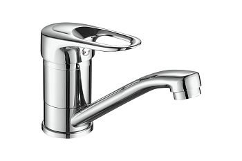 Смеситель для умывальника FASHUN  А4504  врезной, однорычажный, хром, D=40мм 