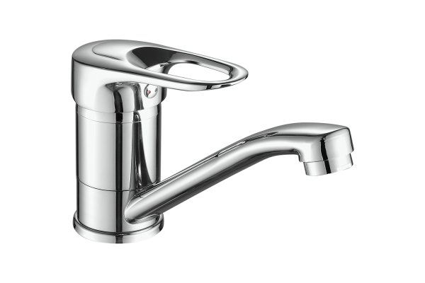 Смеситель для умывальника FASHUN  А4504  врезной, однорычажный, хром, D=40мм 