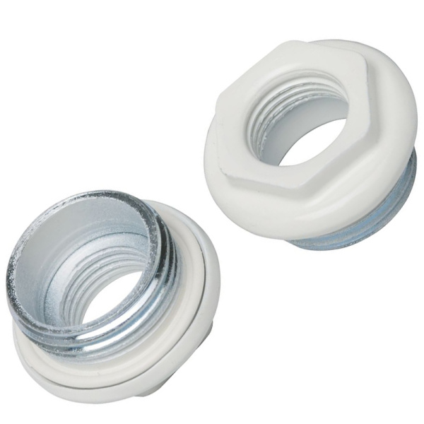 Переходник для алюминиевого радиатора GLOBAL  1"х1/2" правый с прокладкой