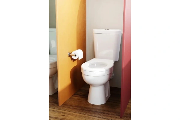 Унитаз компакт SANTEK "Каспер" 1РА детский   прямой,белый,сиденье полипропилен — купить унитаз в Кургане, цены в интернет-магазине «АкваТехника»