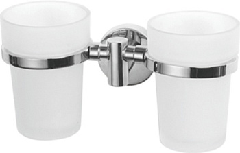 Держатель LEDEME с 2-мя стаканами (стекло) L1708