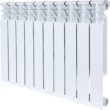 Радиатор Биметаллический ROMMER  Plus ВМ 6 секций, 500мм/95мм, 141,5 Вт, белый