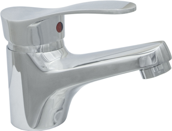 Смеситель для умывальника ЦС-СМ тюльпан 27/3ш М40  ПП800601 врезной, однорычажн. хром