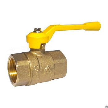 Кран газовый шаровый латунь ГАЛЛОП  3/4", рычаг, вн/вн  
