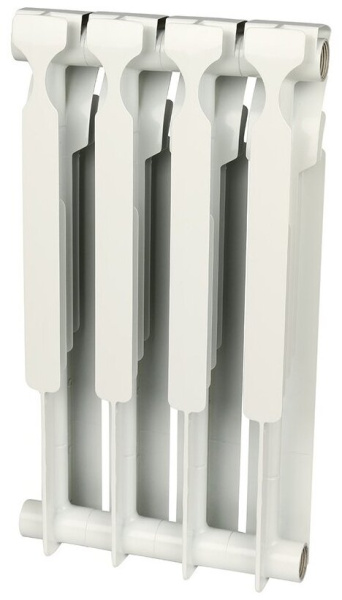 Радиатор Биметаллический ROMMER  Optima 6 секций, 500мм/80мм, 125Вт, белый — купить в Кургане, цены в интернет-магазине «АкваТехника»