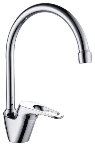 Смеситель для кухни GROSS AQUA Base 3205258C-B01  врезной, однорычажн. хром