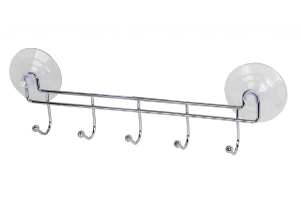 Вешалка с 5-ю  крючками на 2 присосках FORA 25049