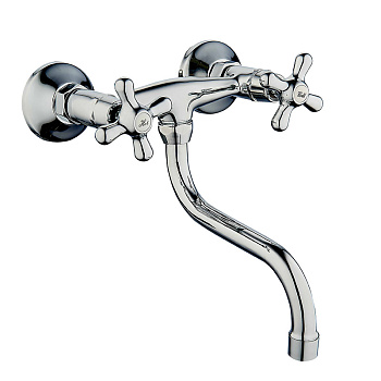 Смеситель для кухни РМС  РМС-Л2-361  пристенный, с поворотным изливом 