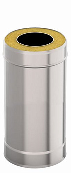 Сэндвич-труба УМК 115*200мм*1м 0,5мм/0,5мм нерж + оц по конденсату 