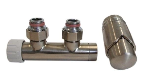 Комплект подключения (сталь) проходное 3/4 (5/4") RETRO