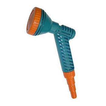 Пистолет поливочный 1/2"-5/8"-3/4" с фиксатором и штуцером О3033	