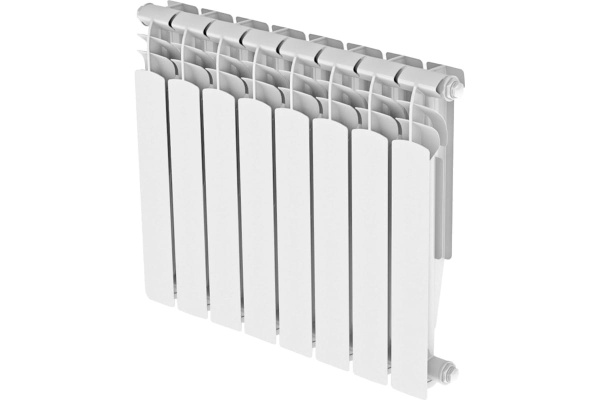 Радиатор Биметаллический НРЗ ОПТИМА 6 секций, 500мм/80мм, 165Вт, 