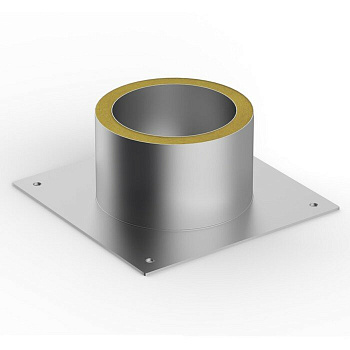 ДППУ УМК 115мм тёплый нерж + оц круглый