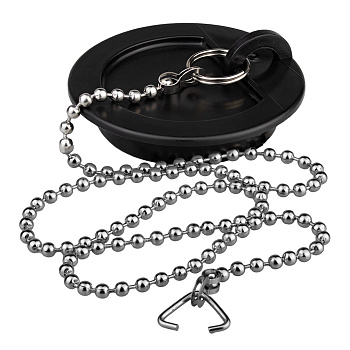 Пробка для ванны(раковины) с хром. длинной цепочкой,  ИС.110625