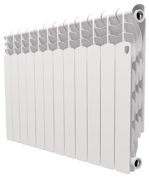Радиатор Алюминиевый ROYAL Thermo Revolution 12 секций, 500мм/80мм, 171Вт, белый